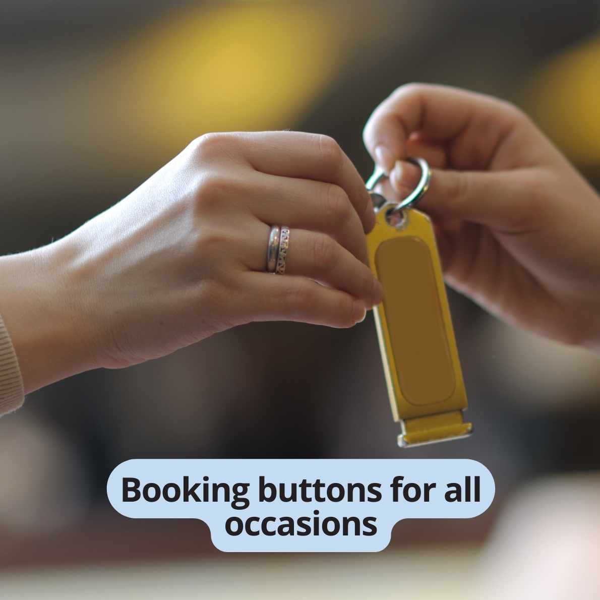 Booking buttons for all occasions