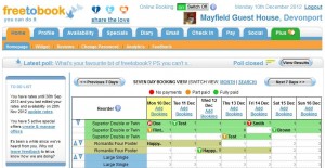 Online booking system with an easy to manage online diary