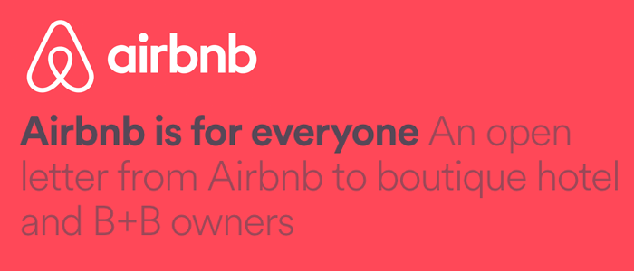 Airbnb connecting to hotels