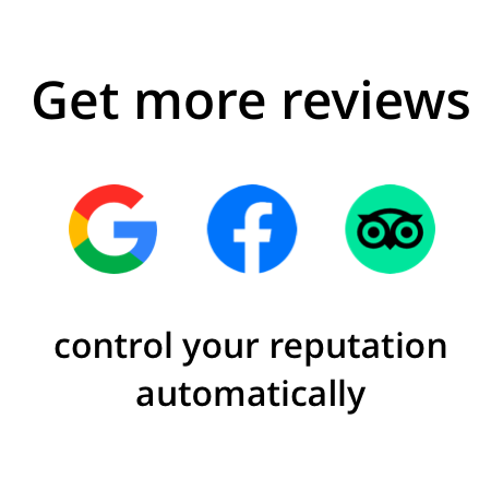 get more Facebook google and trip advisor reviews
