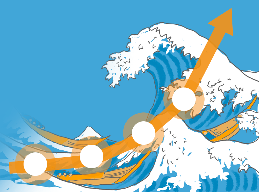 Tsunami Wave illustration